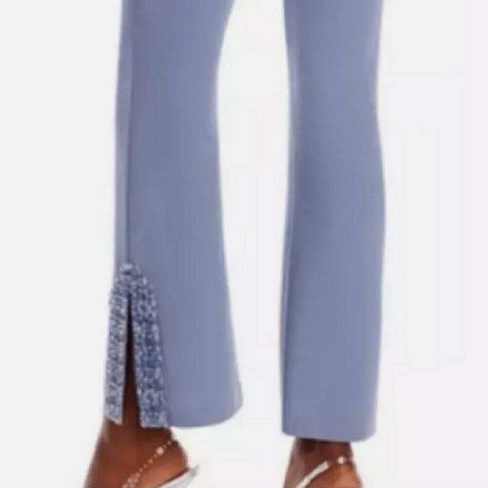 Cinq A Sept Kayden Tailored Beaded Crepe pants